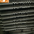 conical twin extrusion screw for twin-screw extrusion